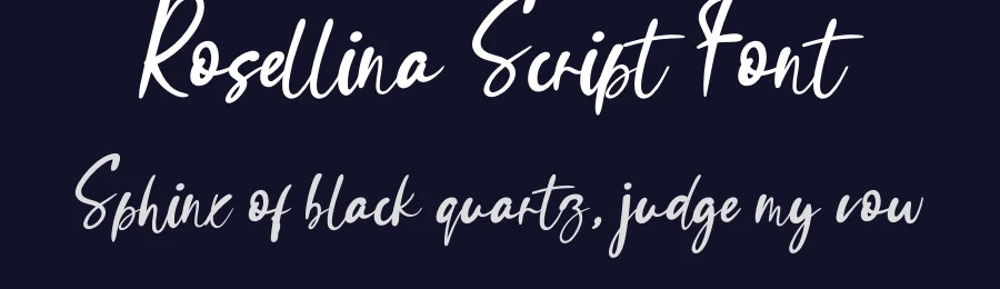 Rosellina Script Font by andikastudio — Script Handwritten Font — thumbnail 2