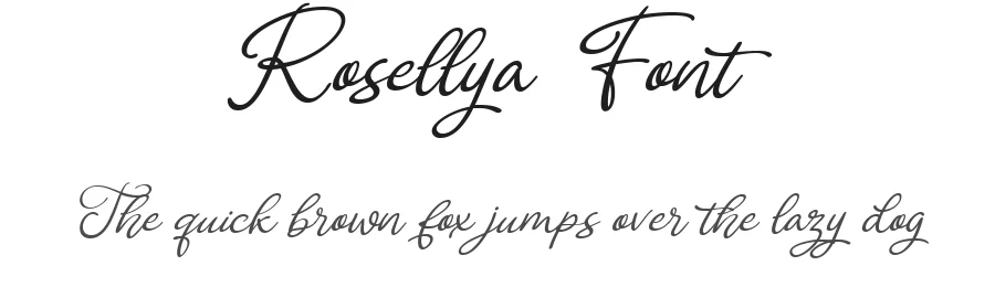 Rosellya Font by Inviline.co β Script Handwritten Font