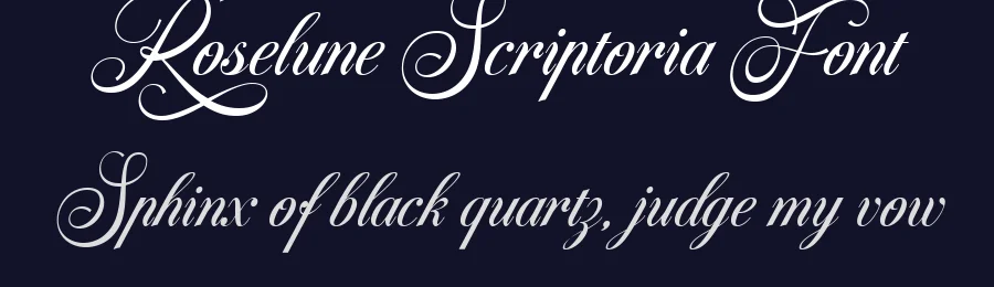 Roselune Scriptoria Font by Inviline.co — Script Handwritten Font — thumbnail 2