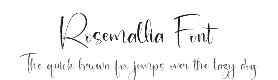 Rosemallia Font by perspectype — Script Handwritten Font