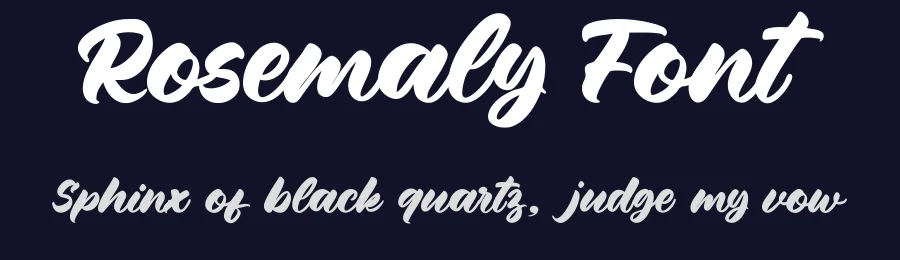 Rosemaly Font by Lettermine — Decorative Font — thumbnail 2