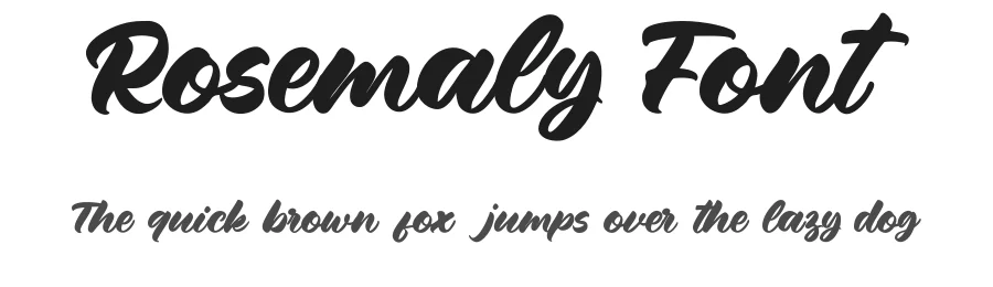 Rosemaly Font by Lettermine — Decorative Font