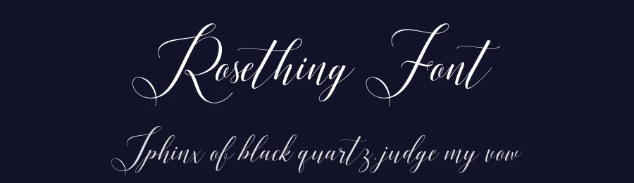 Rosething Font by Sronstudio — Script Handwritten Font — thumbnail 2