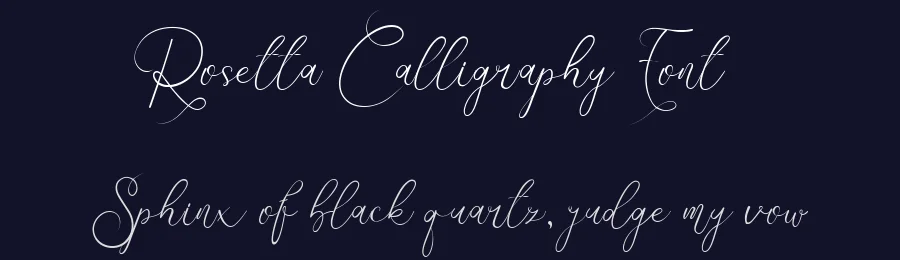 Rosetta Calligraphy Font by HydricDesign — Script Handwritten Font — thumbnail 2
