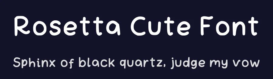 Rosetta Cute Font by createshaa — Script Handwritten Font — thumbnail 2