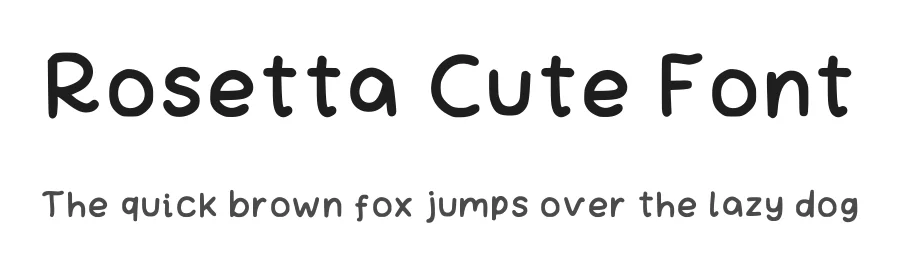 Rosetta Cute Font by createshaa — Script Handwritten Font