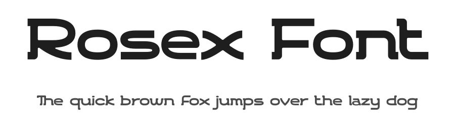 Rosex Font by TypeFactory — Sans Serif Font