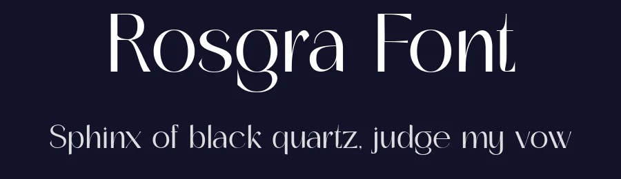 Rosgra Font by hyperactype — Decorative Font — thumbnail 2