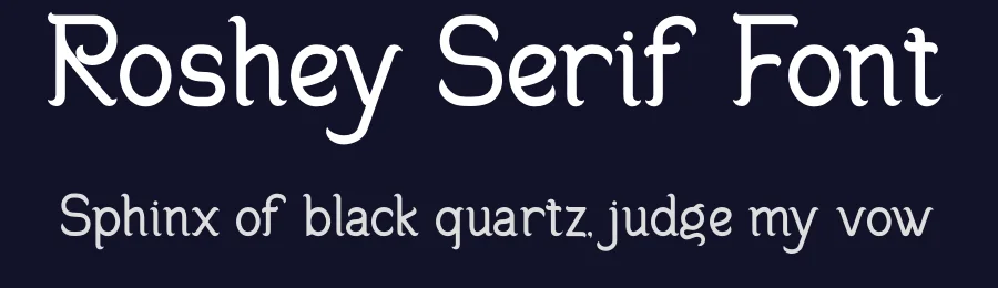 Roshey Serif Font by ErmediaStudio — Serif Font — thumbnail 2