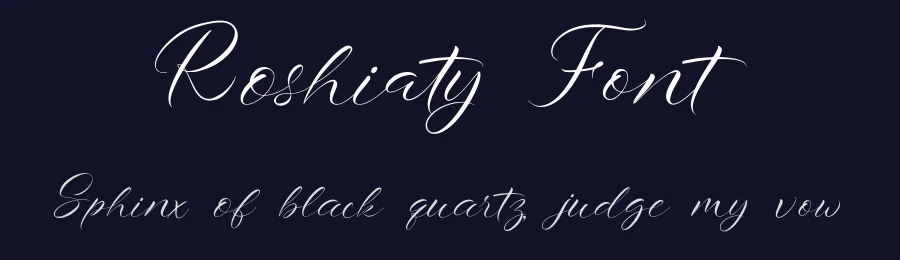 Roshiaty Font by Dhabee — Serif Font — thumbnail 2