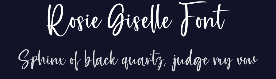 Rosie Giselle Font by BitongType — Script Handwritten Font — thumbnail 2