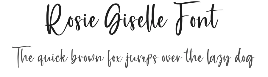 Rosie Giselle Font by BitongType — Script Handwritten Font