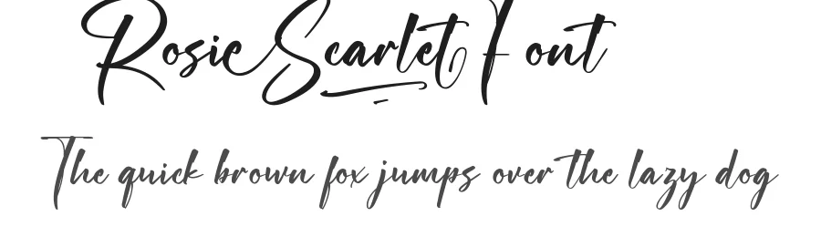Rosie Scarlet Font by nihstudio — Script Handwritten Font