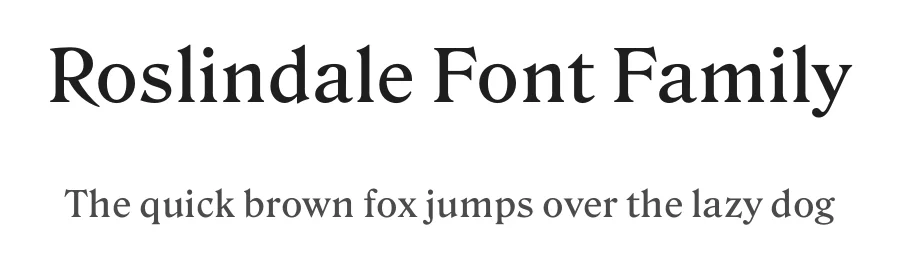 Roslindale Font Family by djr — Serif Font