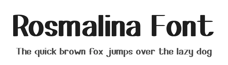 Rosmalina Font by apriliyanto88 — Sans Serif Font
