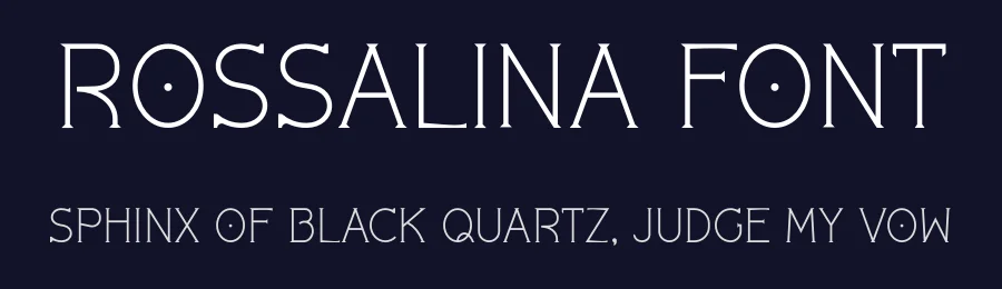 Rossalina Font by Manlogs Studio — Serif Font — thumbnail 2