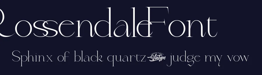 Rossendale Font by VinType — Display Font — thumbnail 2