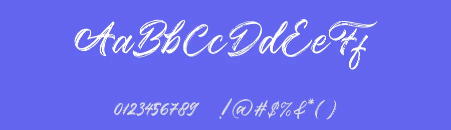 Rosskey Brush Font by sancreastd. — Script Handwritten Font — thumbnail 3