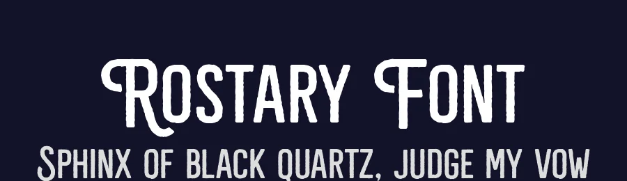 Rostary Font by Suby Studio — Sans Serif Font — thumbnail 2