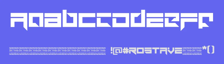 Rostave Font by Din Studio — Display Font — thumbnail 3