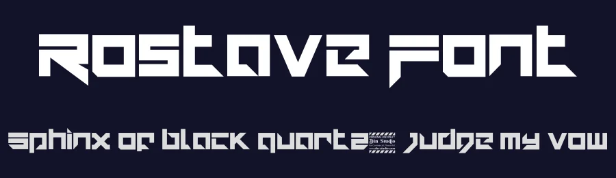 Rostave Font by Din Studio — Display Font — thumbnail 2