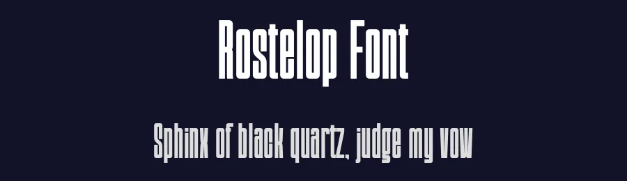Rostelop Font by ErmediaStudio — Decorative Font — thumbnail 2