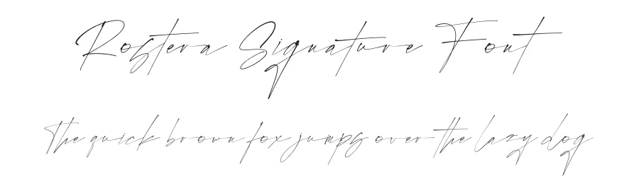 Rostera Signature Font by perspectype — Script Handwritten Font