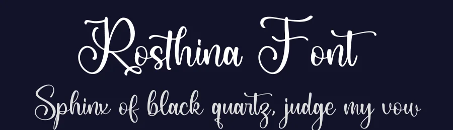 Rosthina Font by letterfabric — Script Handwritten Font — thumbnail 2