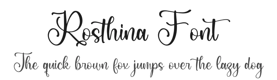 Rosthina Font by letterfabric — Script Handwritten Font