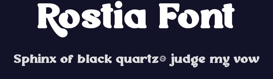 Rostia Font by CalligraphyFonts.net — Serif Font — thumbnail 2
