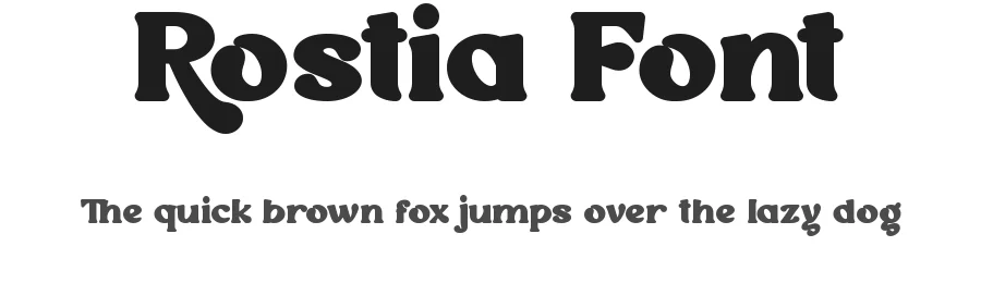 Rostia Font by CalligraphyFonts.net — Serif Font