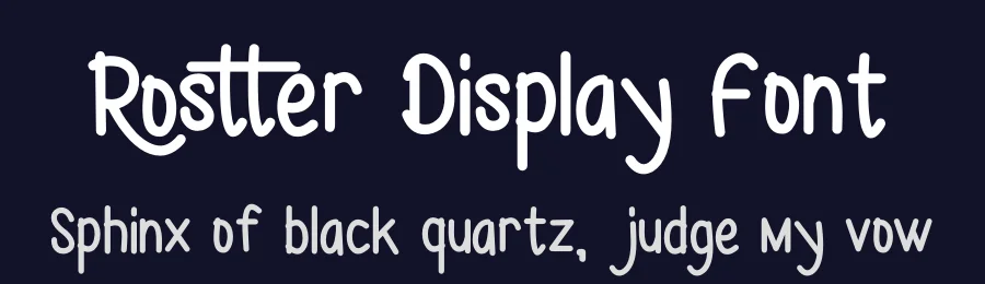 Rostter Display Font by letterfiastudio — Decorative Font — thumbnail 2