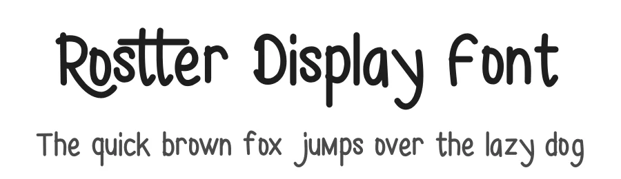 Rostter Display Font by letterfiastudio — Decorative Font
