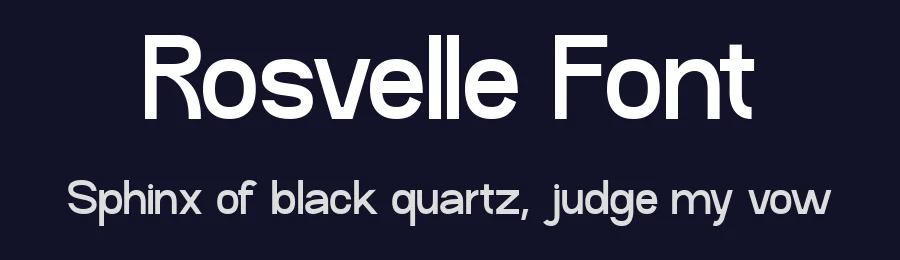 Rosvelle Font by Muksal Creative — Sans Serif Font — thumbnail 2