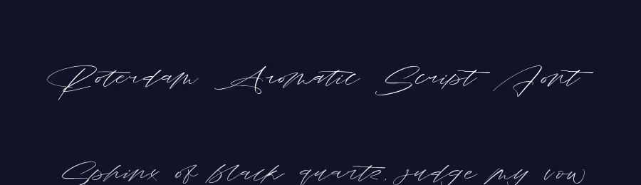Roterdam Aromatic Script Font by stylishtype.co — Script Handwritten Font — thumbnail 2