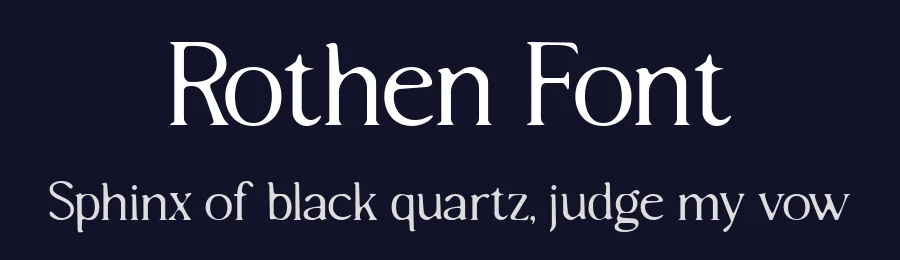 Rothen Font by DikasStudio — Serif Font — thumbnail 2