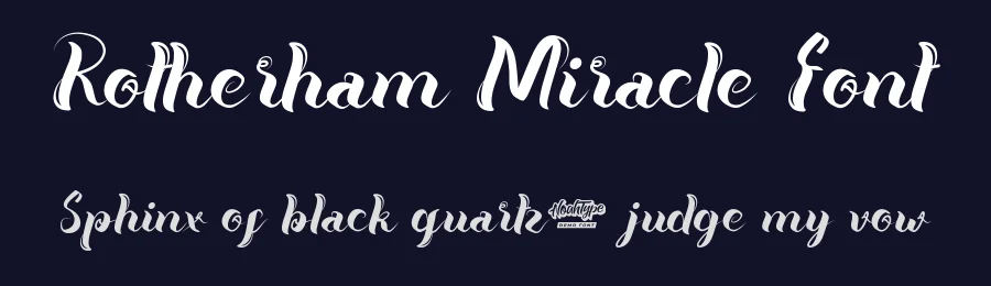 Rotherham Miracle Font by noahtype — Script Handwritten Font — thumbnail 2