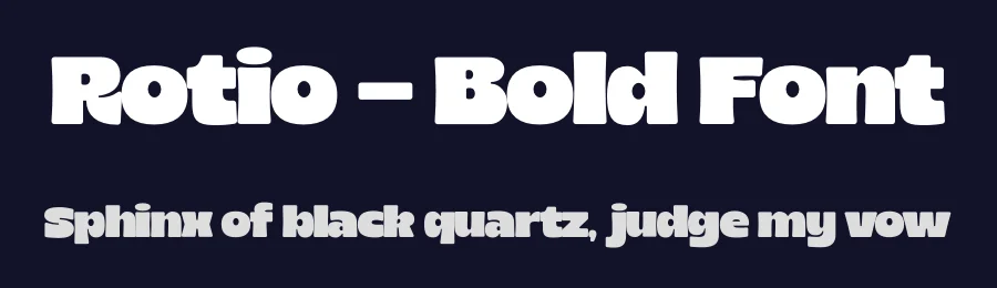 Rotio – Bold Font by limitype — Display Font — thumbnail 2