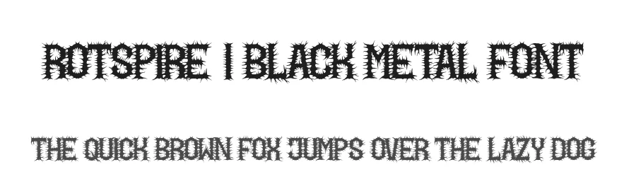 Rotspire | Black Metal Font by Denustudios — Blackletter Font