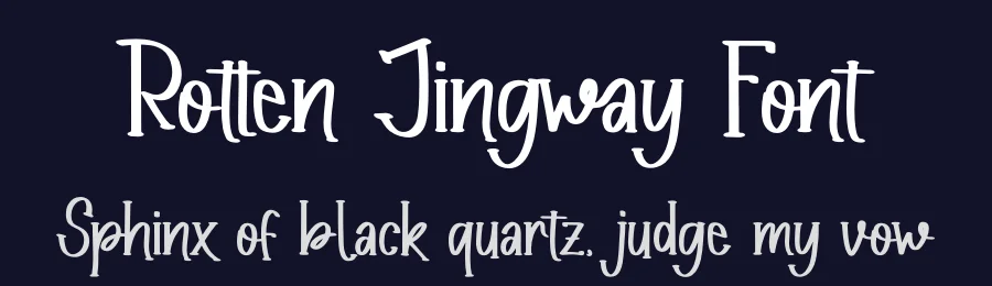 Rotten Jingway Font by Denustudios — Decorative Font — thumbnail 2