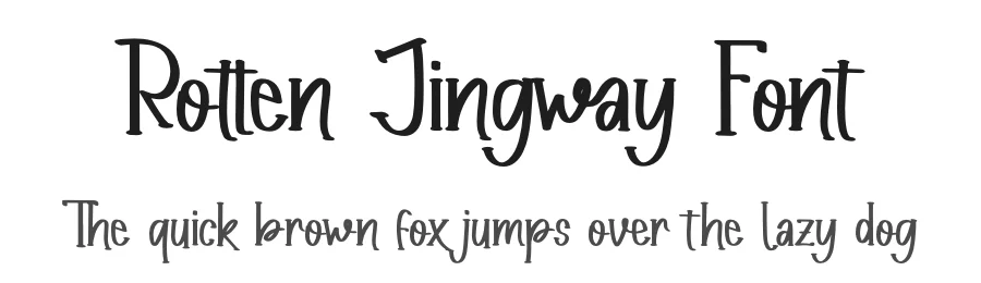 Rotten Jingway Font by Denustudios — Decorative Font