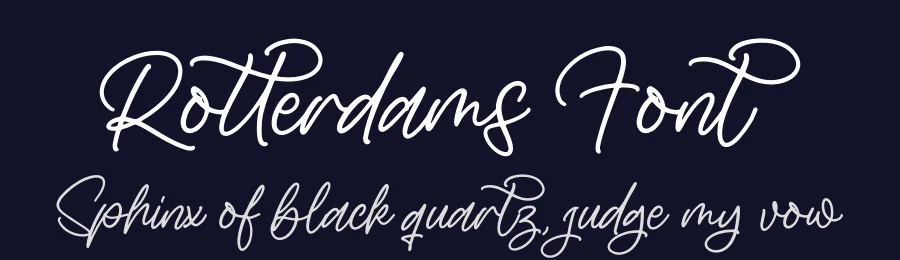 Rotterdams Font by perspectype — Script Handwritten Font — thumbnail 2