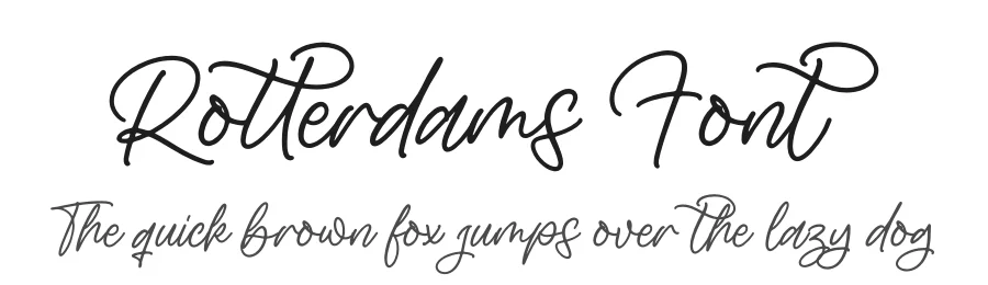 Rotterdams Font by perspectype — Script Handwritten Font