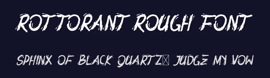 Rottorant Rough Font by edricstudio — Script Handwritten Font — thumbnail 2