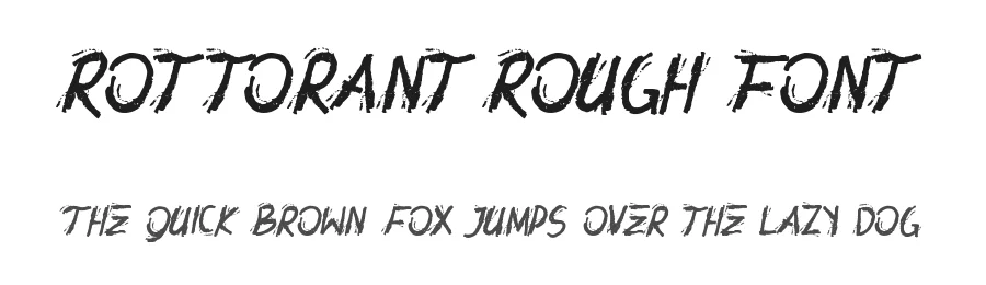 Rottorant Rough Font by edricstudio — Script Handwritten Font