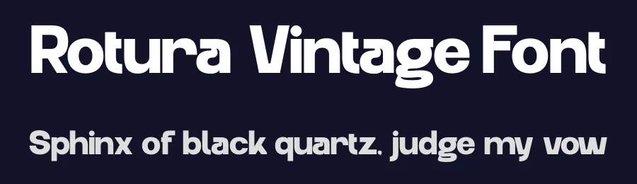 Rotura Vintage Font by Nirmana Visual — Display Font — thumbnail 2