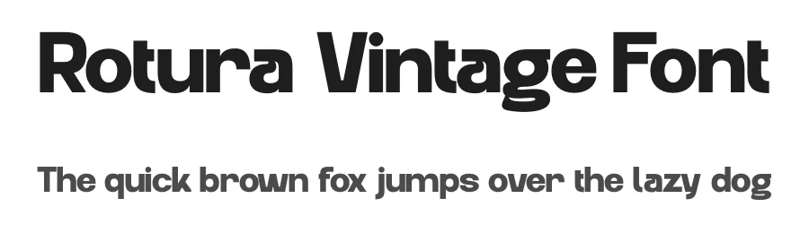 Rotura Vintage Font by Nirmana Visual — Display Font