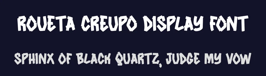 Roueta Creupo Display Font by Dhabee — Script Handwritten Font — thumbnail 2