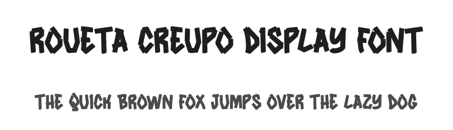 Roueta Creupo Display Font by Dhabee — Script Handwritten Font