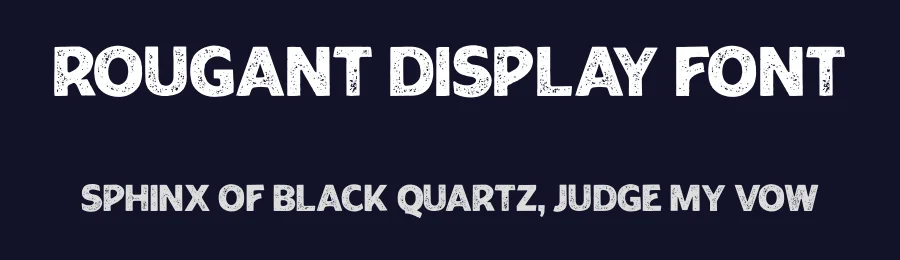 Rougant Display Font by Mans Greback — Sans Serif Font — thumbnail 2